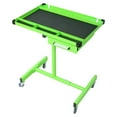 thumbnail image 3 of Adjustable Work Table with Drawer - Garage Repair Shop DIY - Portable Steel Work Bench - 220lb Capacity - 4 Swivel Casters - Green, 3 of 9