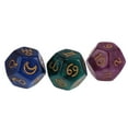 thumbnail image 1 of Dados de Astrología Sunnimix Paquete de 3 de 12 Caras Perlados, 1 of 7