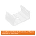 thumbnail image 4 of Uxcell LED Neon Mounting Clips Holder Mounting Bracket Fit 18mm to 20mm Silicone LED Neon Strip Lighting 120 Pack, 4 of 5