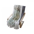 thumbnail image 4 of Kraken Soft Flannel Fleece Blanket, Octopus Sinking the Pirate Ships Greek Myth Fish Culture Cartoon Artwork Image, Cozy Plush for Indoor and Outdoor Use, 60" x 80", Tan Pale Green, by Ambesonne, 4 of 6