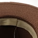 thumbnail image 3 of Minnieouse Sombrero de vaquero de paja ligero y transpirable para protección solar al aire libre, sombreros de vaquero negros para mujer Sombreros marrón M(56-58cm), 3 of 6