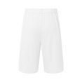 thumbnail image 5 of LiuXxxx Mens Linen Shorts Elastic Waistband Classic Fit Button Summer Beach Casual Shorts White XXL, 5 of 5