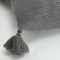 thumbnail image 5 of Rizzy Pillow Knife Edged Woven Pillow Grey 17"x17"x9", 5 of 6