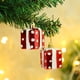 thumbnail image 3 of Inteprter 2 unids/set Mini Adornos de árbol de Navidad excelente decoración de fiesta de Navidad para decoración de árbol de Navidad Kits de decoración para fiestas do, 3 of 6
