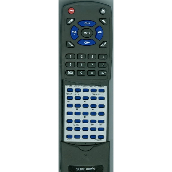 Replacement Remote for PANASONIC RTVEQ1711, VEQ1711, AG1980, AG1980P