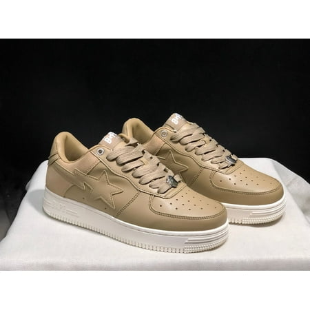

BAPE patent camouflage suede sneakers low-top casual skate shoes street trend couple sneakers for both men and women