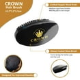 thumbnail image 3 of 11 in 1 Deluxe Wave Kit - 3 Silky Durags for Men, Medium Hard Wave Brush, Crown Soft Bristle Brush Beard, Wood & Plastic Wave Comb, Spray Bottle, 2 Silky Stocking Wave Cap, Crown Mirror, Hair Care Kit, 3 of 8