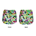 thumbnail image 5 of Haiem Colorful Tie Dye Stained Glass Women's 2 in 1 Running Shorts - Lightweight Athletic Workout Gym Yoga Breathable Sports Shorts Liner with Phone Pockets-, 5 of 9