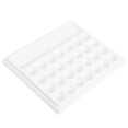thumbnail image 3 of SHISUYAN 1Pc Color Mixer Plate For Color Storage Artists Use White Ceramic 11.8X5.9X0.6In, 3 of 8