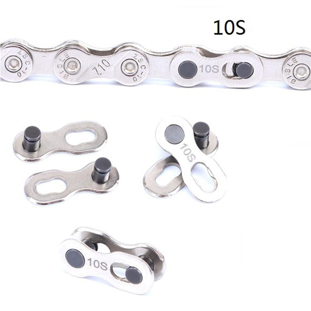 2Pcs Bicycle/Bike Chain Master Link Joint Connector 6/7/8/9/10 Speed Quick Clip 