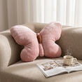 thumbnail image 5 of Butterfly Throw Pillow , White Plush Decorative Pillow 1 Pack Cozy Accent For Couch Bed Living Room Office Farmhouse Nursery For Teens S, 5 of 6