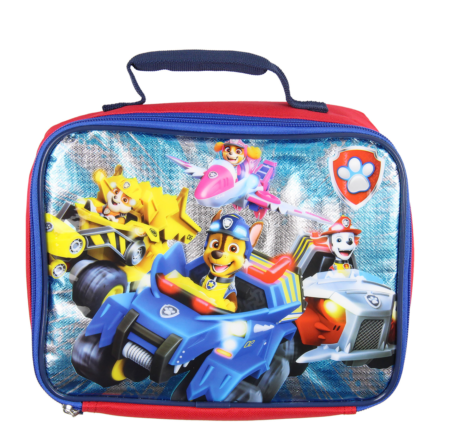 Paw Patrol Lunch Box Characters And Vehicles Lunch Bag Tote 10"