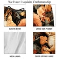 thumbnail image 4 of luoweisi Men's Beach Shorts Quick Dry Swim Trunks with Mesh Lining Squirrel 2XL, 4 of 5