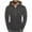 Dark Gray, variant on yillto Mens Hoodie Sweatshirt with Zip Pockets Pullover Casual Long Sleeve Activewear Loose Hooded Sweatshirts