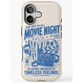Filming Cooking Iphone Movie Night Popcorn and Film Reel Tough Case for Apple iPhone ...