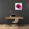thumbnail image 3 of Andrew, Stephanie 15x15 White Modern Wood Framed Museum Art Print Titled - Pink Hollyhock I, 3 of 4