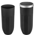 thumbnail image 1 of 2-pack bilens papperskorg - Tumblerhållare, bilens papperskorg, mugghållare, papperskorg med läckagesäkert lock för kontor, hem, kök, sovrum, 1 of 5