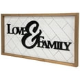 thumbnail image 4 of Northlight Love and Family Wooden Framed Wall Art - 19.5", 4 of 8