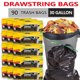thumbnail image 4 of Bolsas de basura grandes con cordón para cocina, 30 galones, bolsa de basura negra, sin perfume, 48 unidades, bolsas de basura resistentes a BPA, 4 of 5