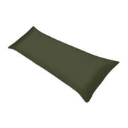 Sweet Jojo Designs Woodland Camo Dark Green Body Pillow Cover Case 54x20 (Pillow Not Included)