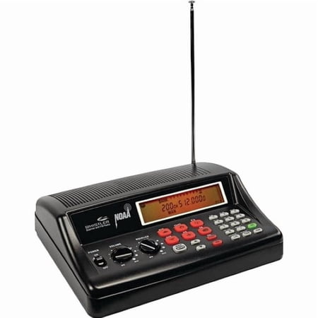 Whistler WS1025 Analog Desktop Scanner 300-Channel Backlit Police Scanner, Black
