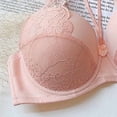 thumbnail image 4 of Xdegoge Bralettes for Women Crisscross Strap Lace Bra with Deep V Neck Underwire Support for Feminine Allure, Scalloped Edges for Elegant Style, Ideal for Everyday & Special Occasions, 4 of 7