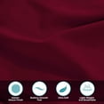 thumbnail image 5 of BNM Egyptian Cotton 300 Thread Count Sheet Set, California King, Burgundy, 5 of 10