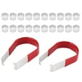 thumbnail image 2 of Nueva, Sin USAR, Cubierta de Tapa de la Nuez de Rueda, Universal, Con 2 Herramientas de Eliminacia, Chapado Cromado, 20pcs 19 mm, 2 of 7