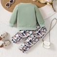 thumbnail image 5 of HCNTES Baby Boy Winter Clothes Toddler Baby Boy Winter Spring Clothes Little Boy Outfit Letter Long Sleeve Sweatshirts and Jogger Pants Set, 5 of 9