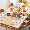 thumbnail image 2 of Pioneer Flower Floral Print Pattern Summer Linen Placemats Set Of 4, Washable Non-Slip Heat Resistant Table Mats for Kitchen, 12x18 Inch, 2 of 6