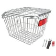 thumbnail image 4 of tamizeot Rear Bike Basket Bicycles Trendy Iron for Mountain Road Bikes Outdoor Riding With Lid With Lid 29x22.5x26cm, 4 of 6