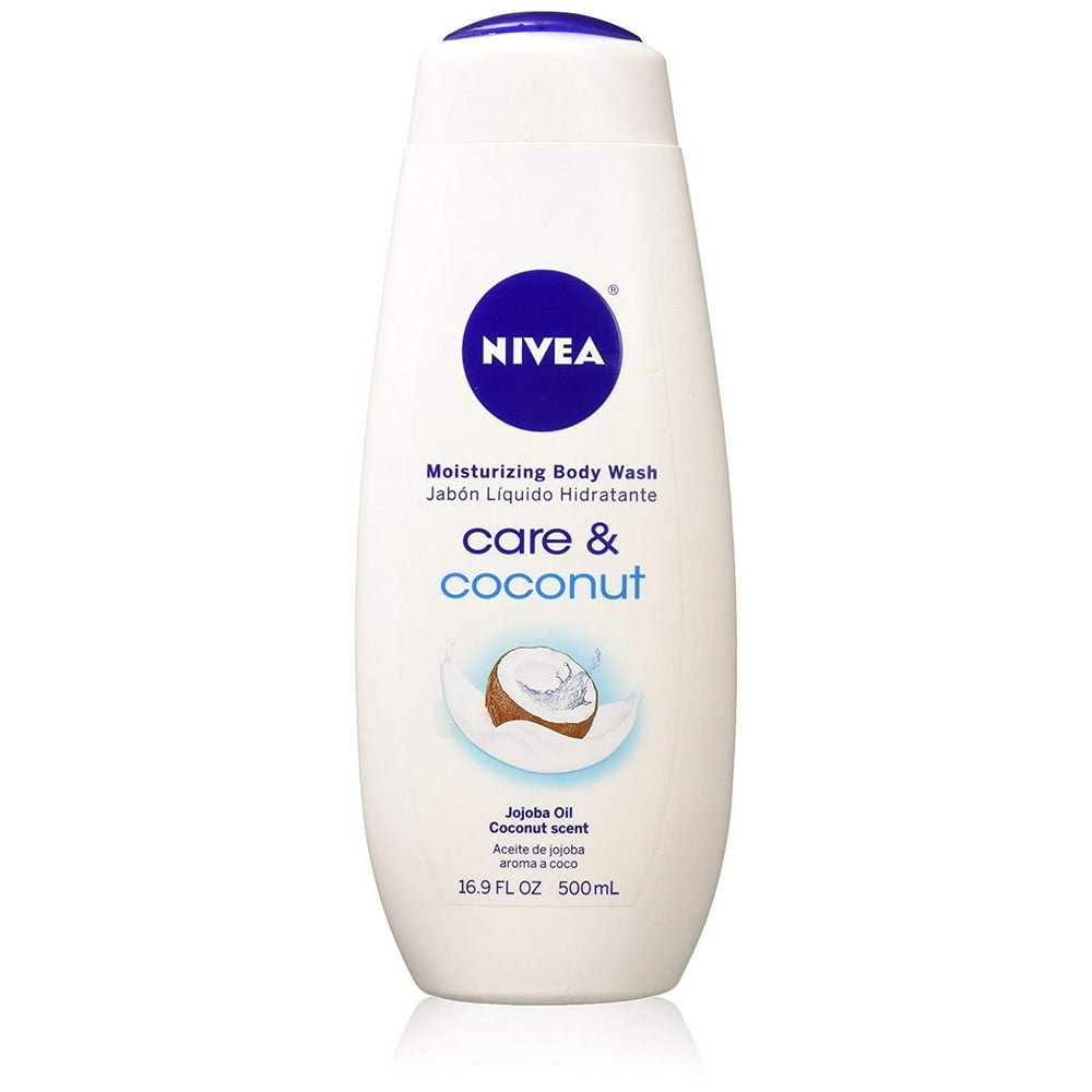 NIVEA Care and Coconut Moisturizing Body Wash 16.9 Fluid Ounce