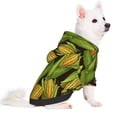 thumbnail image 2 of Fotbe Corn 2 Sudadera con Estampado para Perros Pequeños – Suéter con Capucha para Mascotas, Tela Suave de Forro Polar con Bolsillo-X-Large, 2 of 7