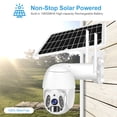 thumbnail image 4 of Q6 Cámara solar impermeable Tuya APP 2.4G WIFI/Tuya 4G Monitor de seguridad para exteriores, 4 of 9