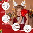 thumbnail image 4 of Ganfancp Christmas Headband Antler Headband Christmas Hair Accessories Christmas Headbands For Women Holiday Party Decorations Costume Accessory Rebajas Hoy Liquidación 1 Cinta para El Pelo, 4 of 5