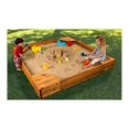 thumbnail image 2 of KidKraft Bac à Sable de Cour Arrière en Bois avec Coins Intégrés et Couvercle en Maille, Miel, Cadeau pour 2 à 8 Ans, 2 of 2
