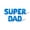 Blue, variant on Letter Balloons - SUPER DAD 16" Inch Alphabet Letters Foil Mylar Balloon Father's Day or Birthday Banner (Silver)