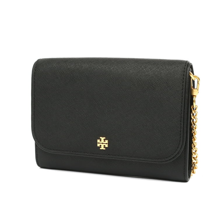 TORY BURCH Large Saffiano sold Leather 3 Compartment Bag Black