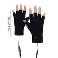 thumbnail image 3 of USB Heated Touchscreen Gloves Compatible Ideal For Skiing Cycling Driving Winter Sports Gear, 3 of 7