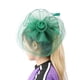 thumbnail image 4 of Sombrero de flores Jadeshay con cintas de malla y tocado de fiesta, 4 of 8