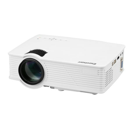 Excelvan mini LED projector 800x480 pixels 1200 lumens Home Cinema theater HDMI/USB/USB(5V)/SD/AV/VGA/3.5mm (The Best Cheap Projector)