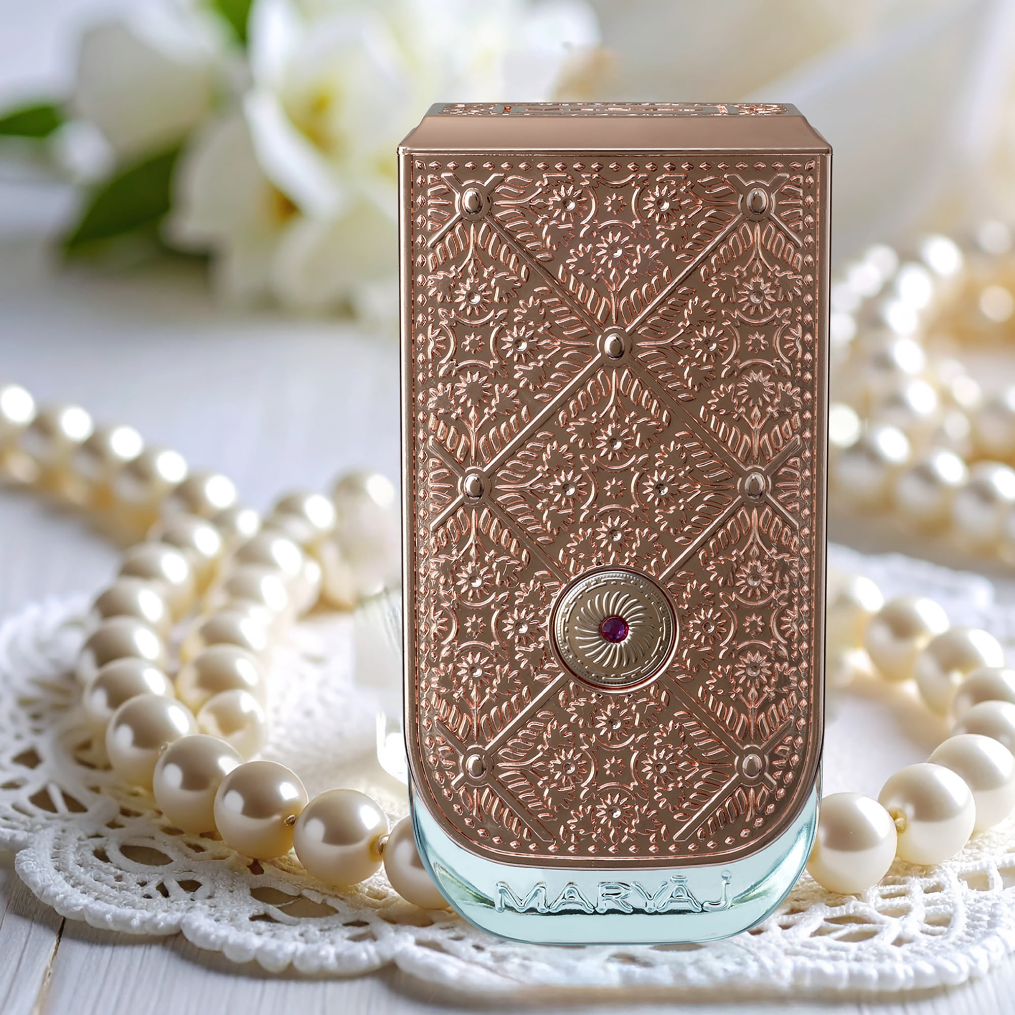 Maryaj Le Bijou - Long-Lasting Women's Perfume - Bergamot, Jasmine, Musk Perfume for Women - Eau de Parfum with Floral and Woody Fragrances - 3.4 oz