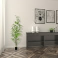 thumbnail image 3 of Vickerman 5' Contemporary Fabric Artificial Potted Mini Bamboo Tree in Green, 3 of 3