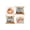 B, variant on 4 Piece Fall Harvest Decorations Pillow Covers, 17.71x17.71-Inch Rustic Teal Pumpkin with Buffalo Check Bow Print Cushion Cases for Thanksgiving Sofa & Living Room A