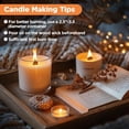 thumbnail image 4 of 100 Pcs Thickened Wood Wicks, Wood Wicks for Candles Making with Wick Trimmer, Candle Wicks 5.1x0.5x0.04 Inches for DIY, 4 of 6