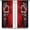 Rose-2, variant on Red Rose Curtains, Romantic Rose Print Blackout Curtains Burgundy Red Rustic Retro Flower Window Treatments for Women Girls Home Decor Floral Drapes 2 Panels,42x54 Inch