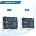 thumbnail image 4 of FORMRS 15-15.6 inch Laptop Sleeve Case Soft Carrying Quilted Computer Bag Cover, Dark Star Map, 4 of 7