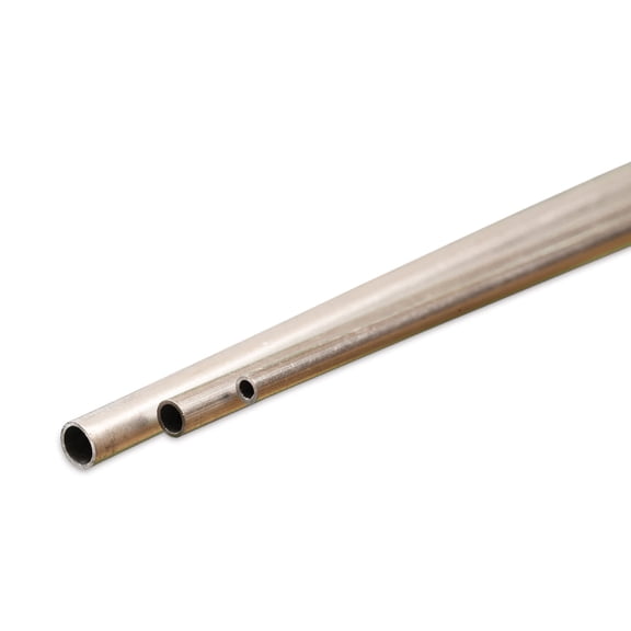 K&S Bendable Metal Shape - Aluminum, Round Tube, 3/32", 1/8", 5/32", Pkg of 3