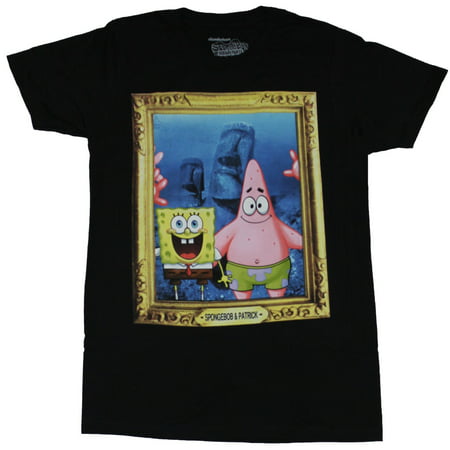 SpongeBob Squarepants Mens T-Shirt  - Framed SpongeBob & Patrick