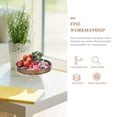 thumbnail image 5 of OULII Couch Arm Table Tray Natural Wood Temporary Table for Elderly 1Set, 5 of 5